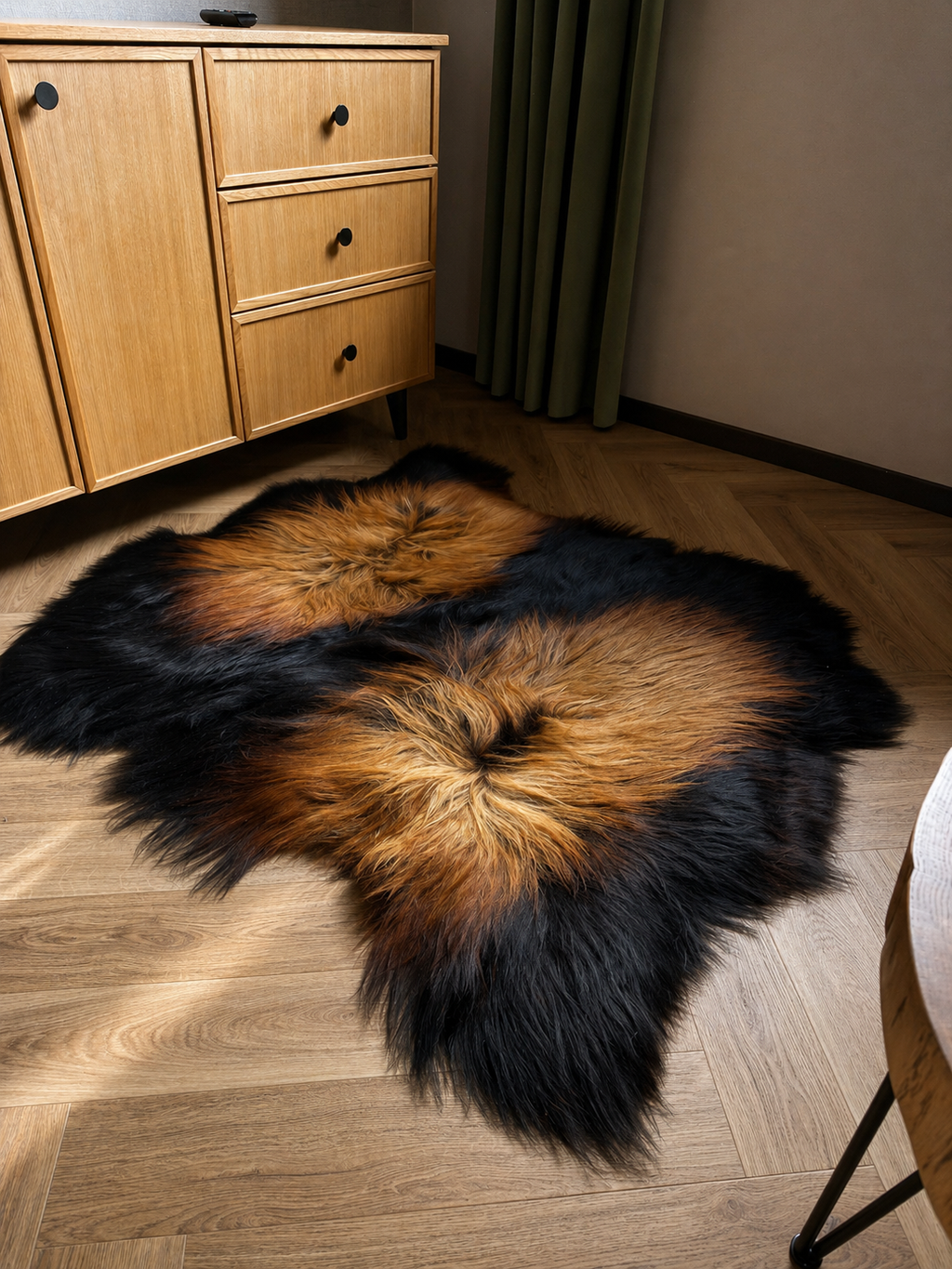 Natural Icelandic Sheepskin Fur Rug Seat Cover Housewarming Present Carpet home decoration