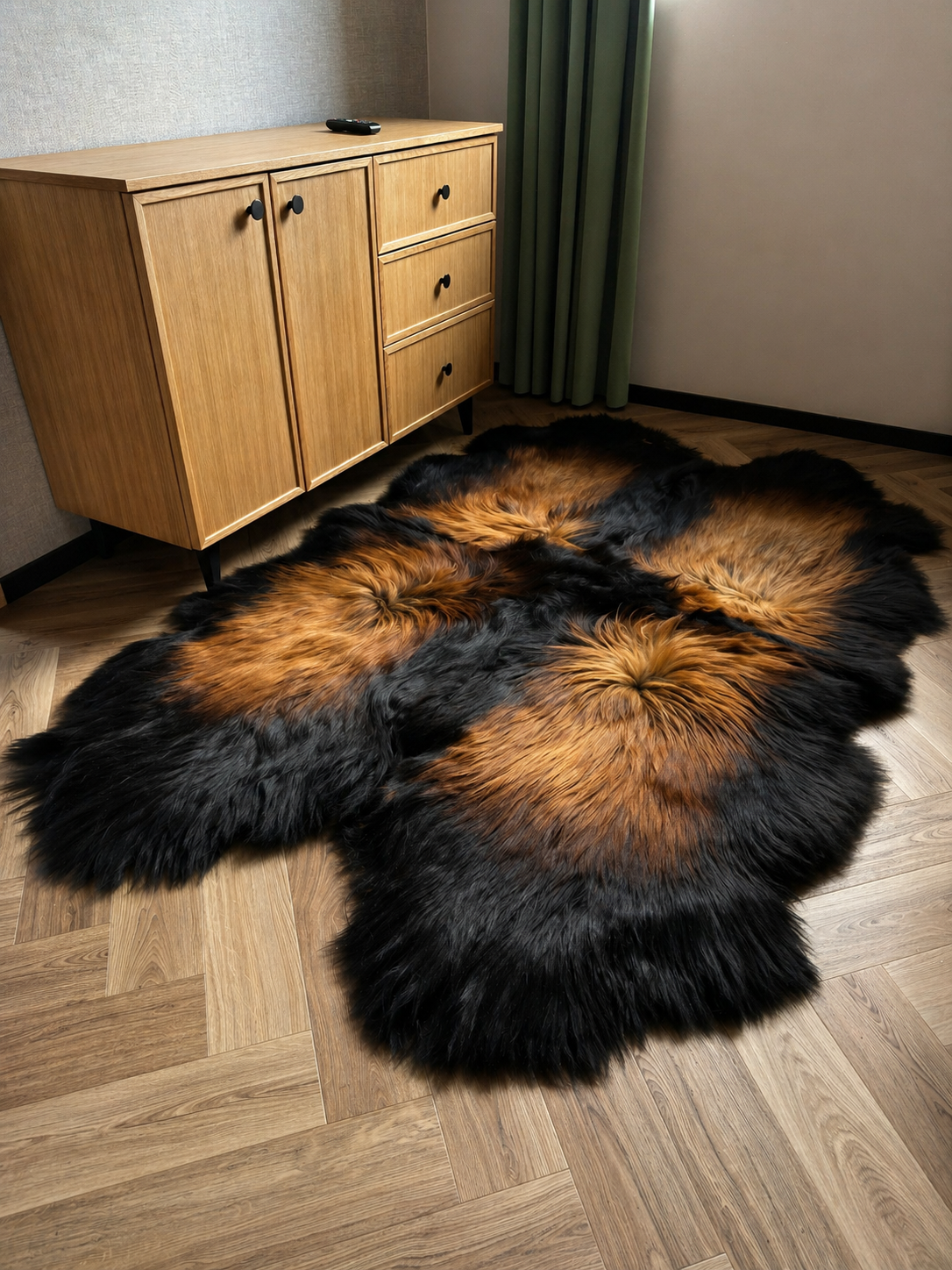 Natural Icelandic Sheepskin Fur Rug Seat Cover Housewarming Present Carpet home decoration