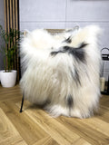 Large Icelandic white and grey sheepskin Rug